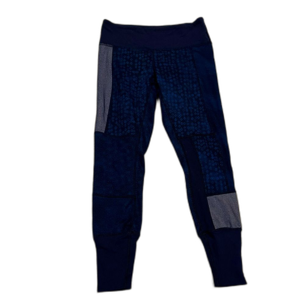 Lululemon Patchwork Navy Legging  size 6